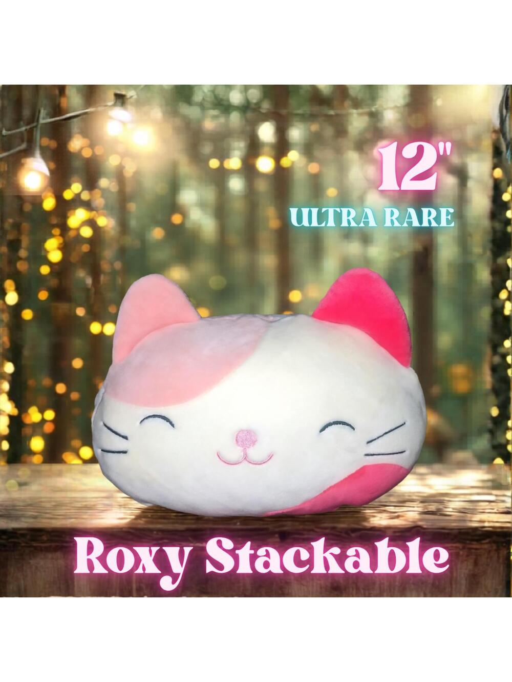 NWOT ULTRA RARE HTF Roxy Stackable Squishmallows 12"